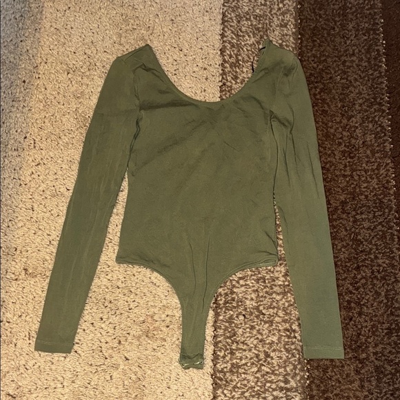 Noisy May Green Fitted Bodysuit - Picture 1 of 11